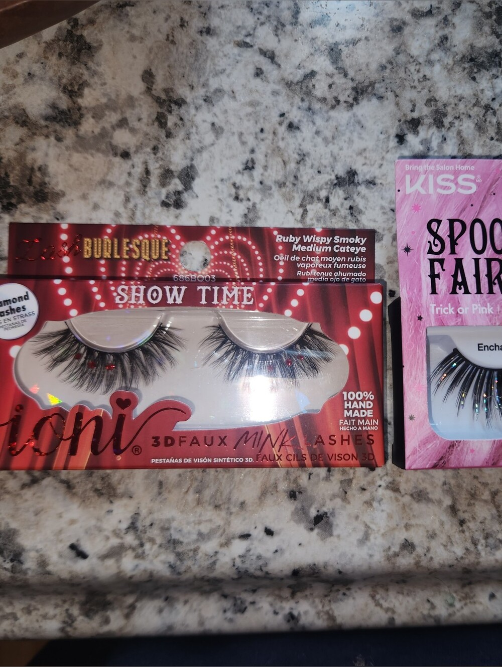 Kiss Show Time Dramatic Black 3D Faux Mink Lashes
